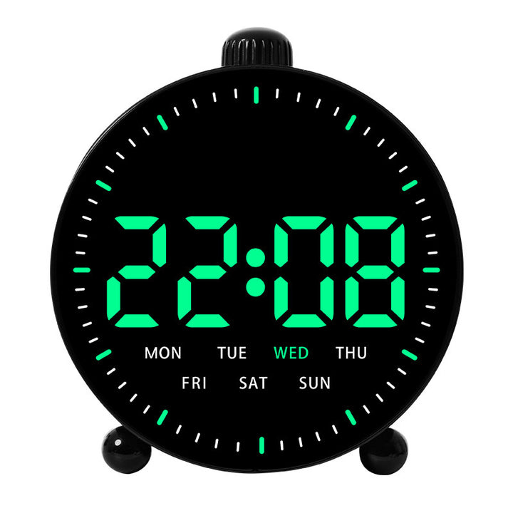 Digital desk clock with LED display and date Stornfield