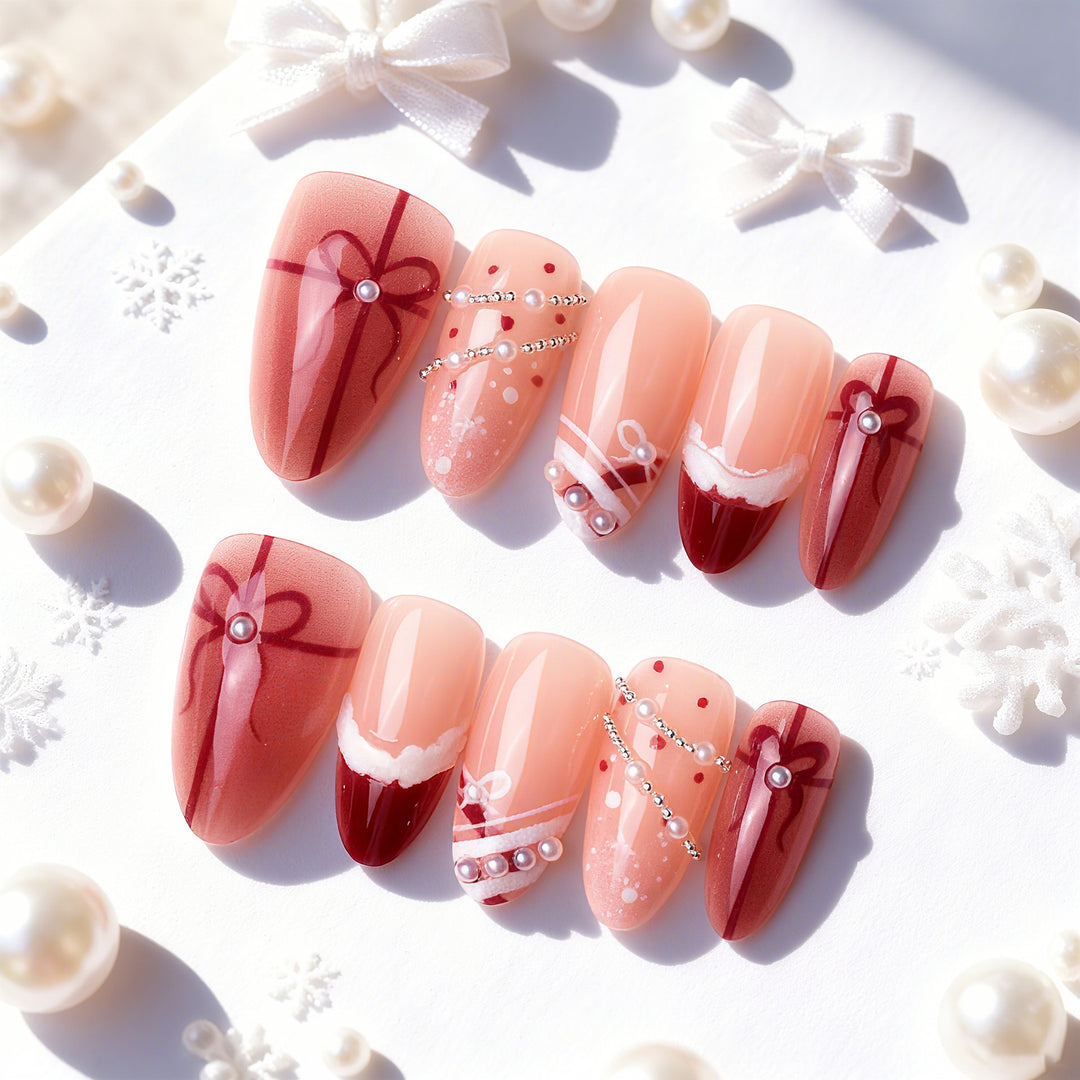 Glamorous Press-On Nail Art Set Stornfield