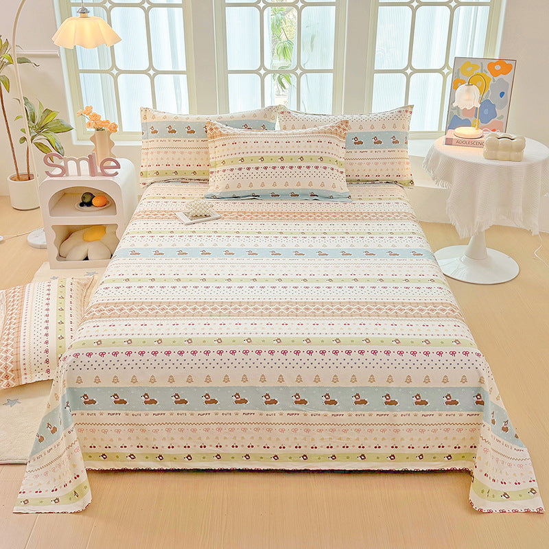 Stylish Plaid Bedspread Set