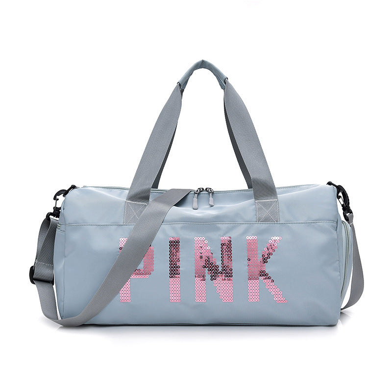 Multifunctional Sports Bag with Shiny Sequin Design Stornfield