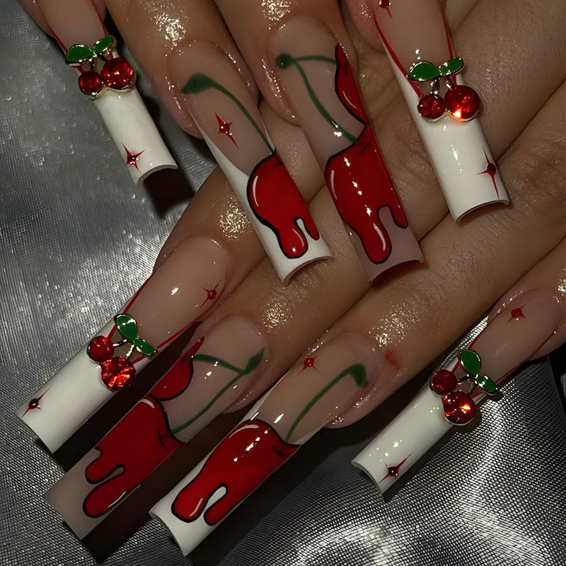 Cherry Blossom Nail Art