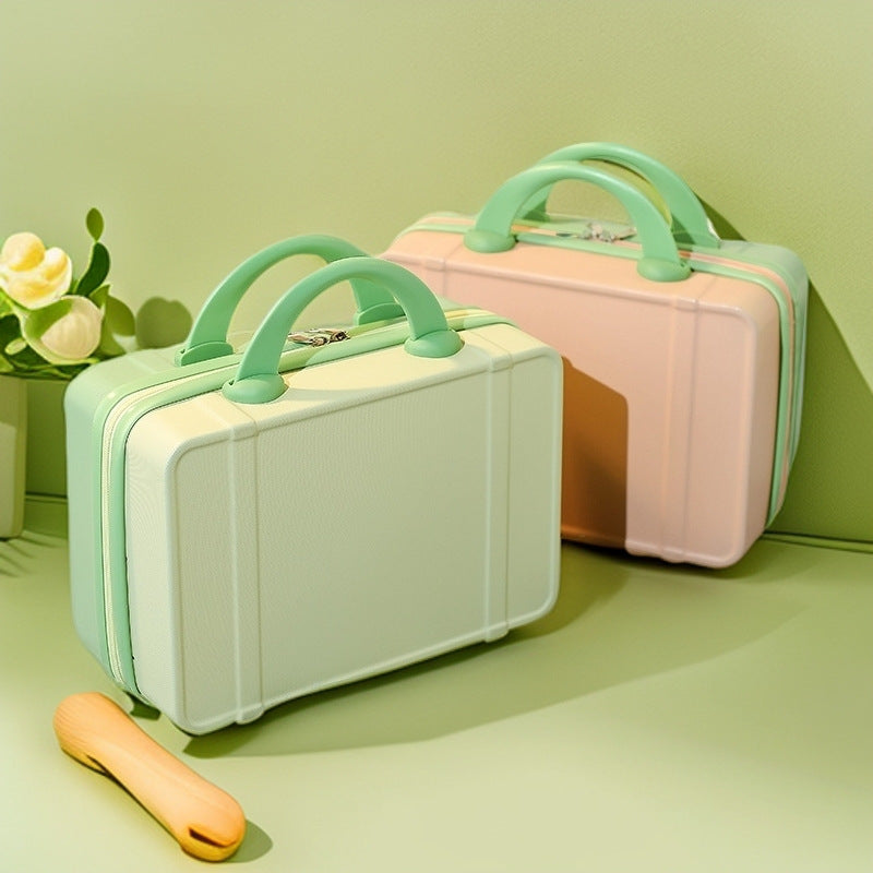 compact hard-shell cosmetic and travel vanity case with dual top handles Stornfield