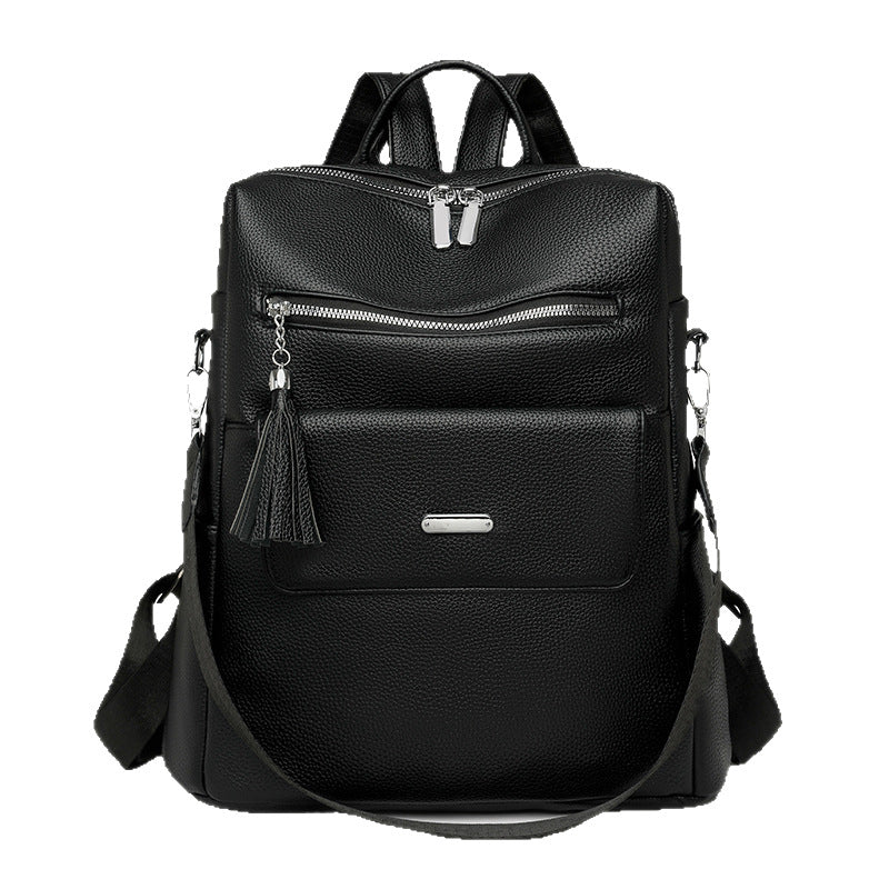 Stylish Multi-Pocket Leather Backpack Stornfield 1788673935