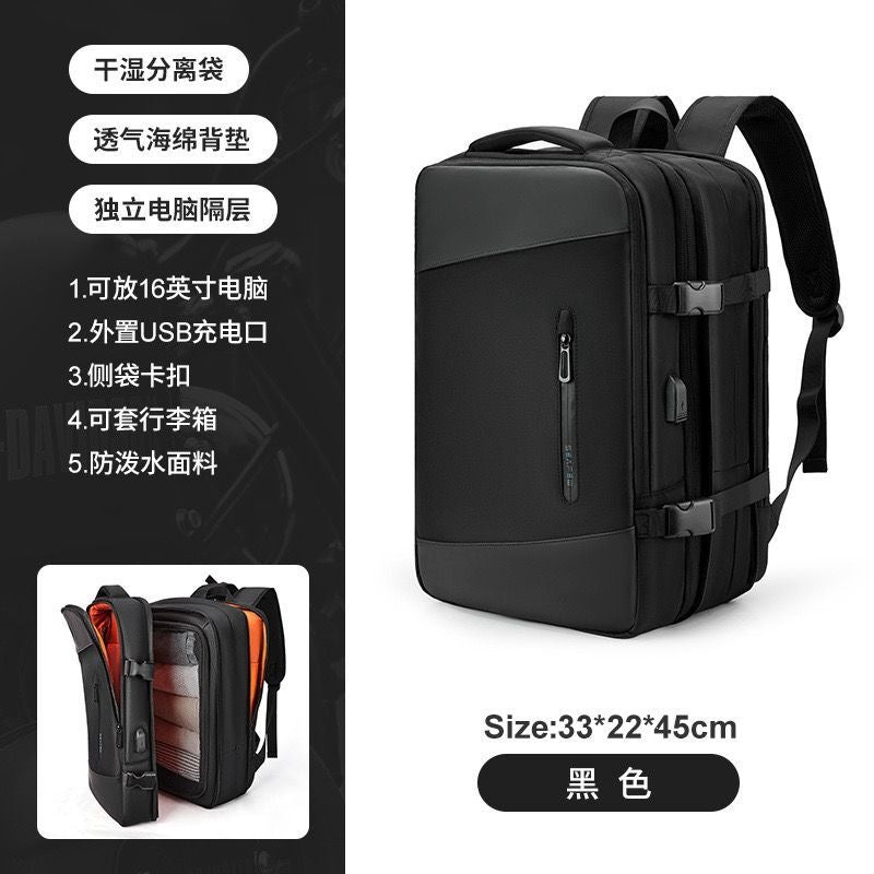 Multifunctional Laptop Backpack with USB Charging Port and Water-Repellent Material Stornfield