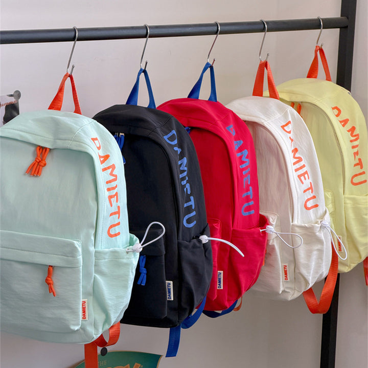 Casual Lightweight Backpack with Cute Plush Keychain Stornfield