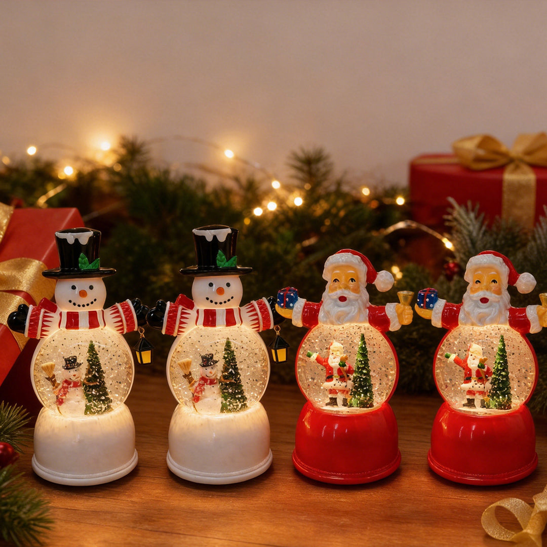 Funny Santa Claus Snow Globe Figure Stornfield