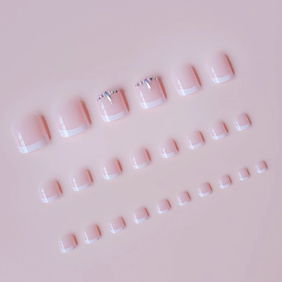 Nail art set with elegant rhinestone details Stornfield