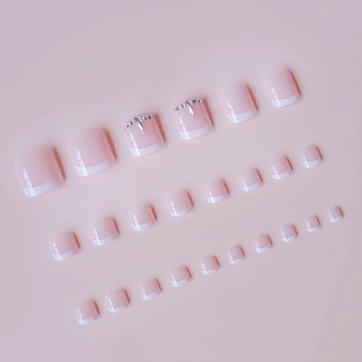 Nail art set with elegant rhinestone details Stornfield