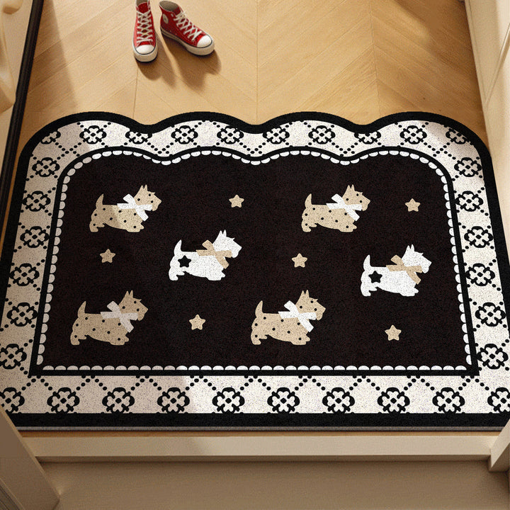 Decorative Dog-Themed Entrance Mat