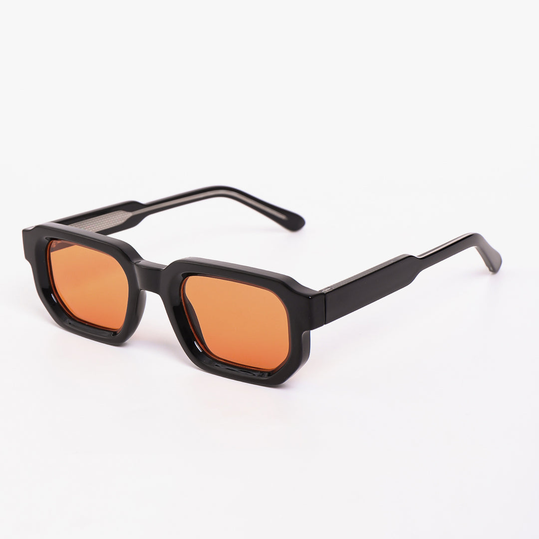 Women's sunglasses in a futuristic design with a shiny frame and fashionable lenses Stornfield