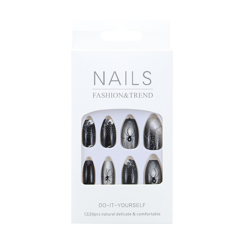 Artistic Graphic Press-On Nail Set Stornfield