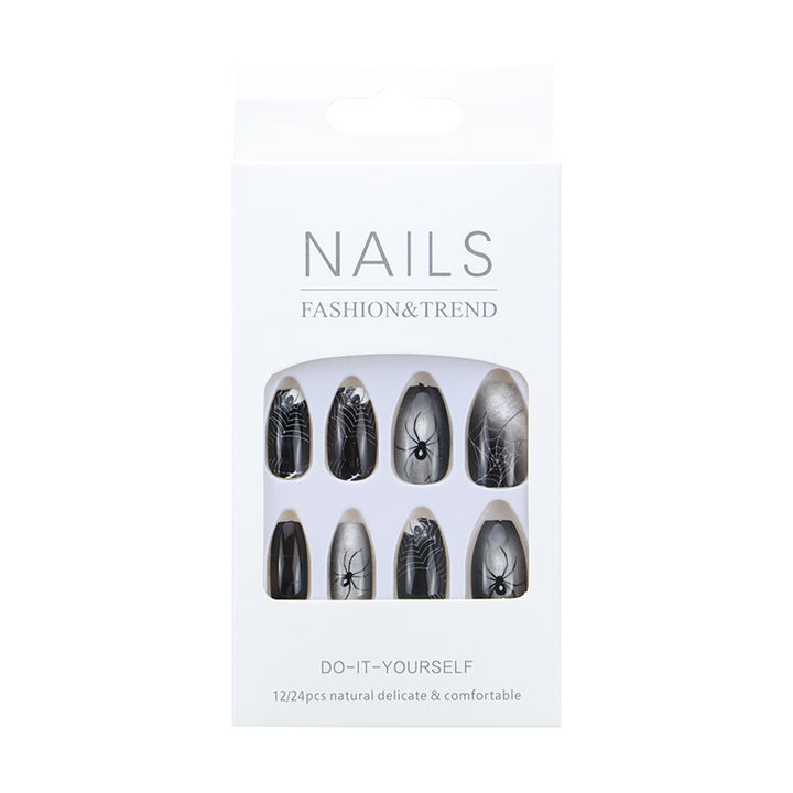 Artistic Graphic Press-On Nail Set Stornfield