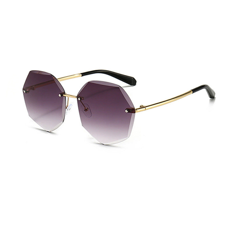 Ladies stylish octagonal sunglasses with innovative frame Stornfield