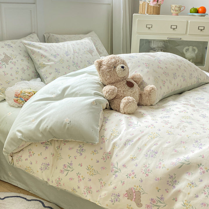 Floral Print Bed Linen Set
