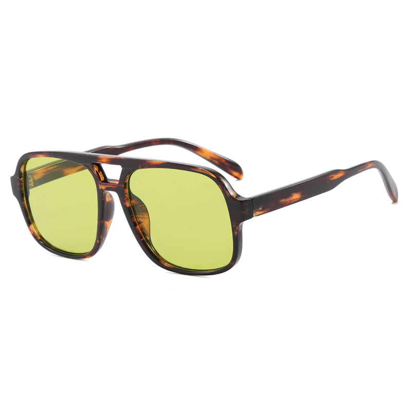 Women's modern square sunglasses with stylish transparent frame Stornfield
