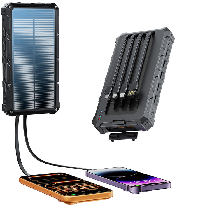 Multifunctional Solar Power Bank with Fast Charging Function Stornfield