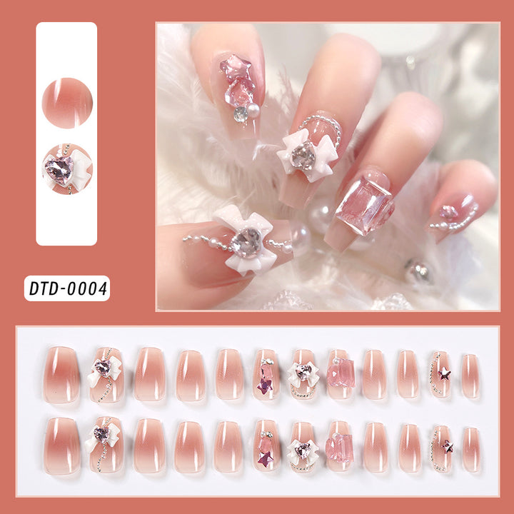Decorative Nail Art Press-On Set Stornfield