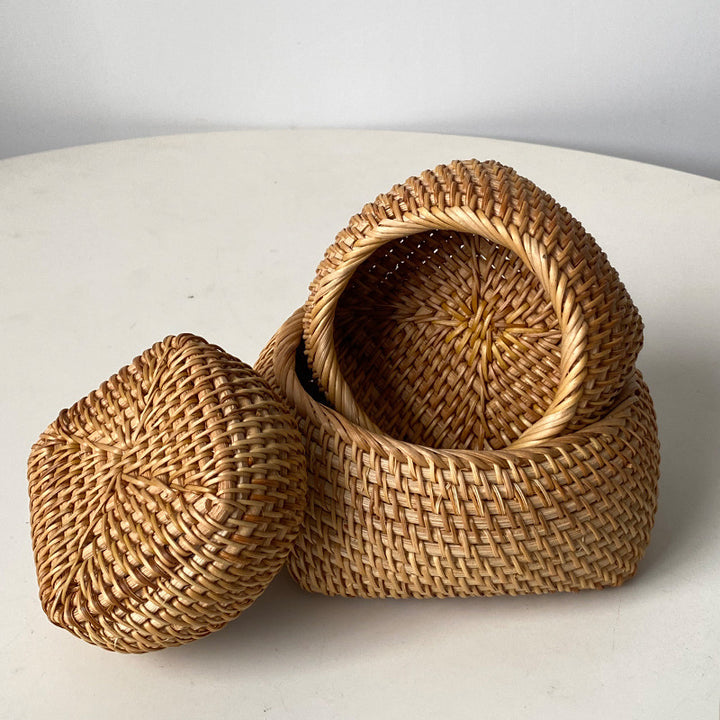 Ladies basket made of woven rattan Stornfield