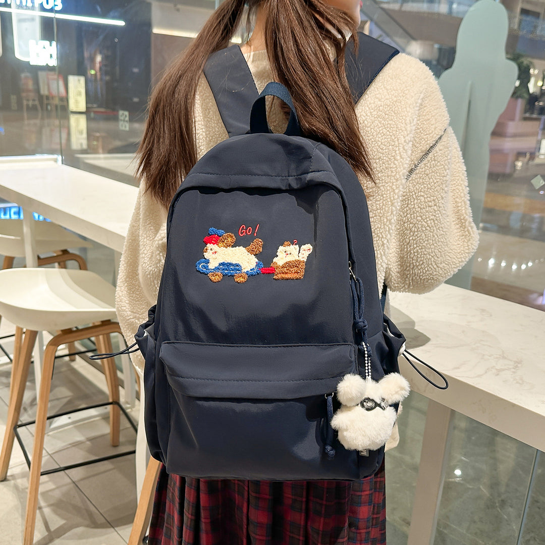 Playful Embroidered Backpack Stornfield