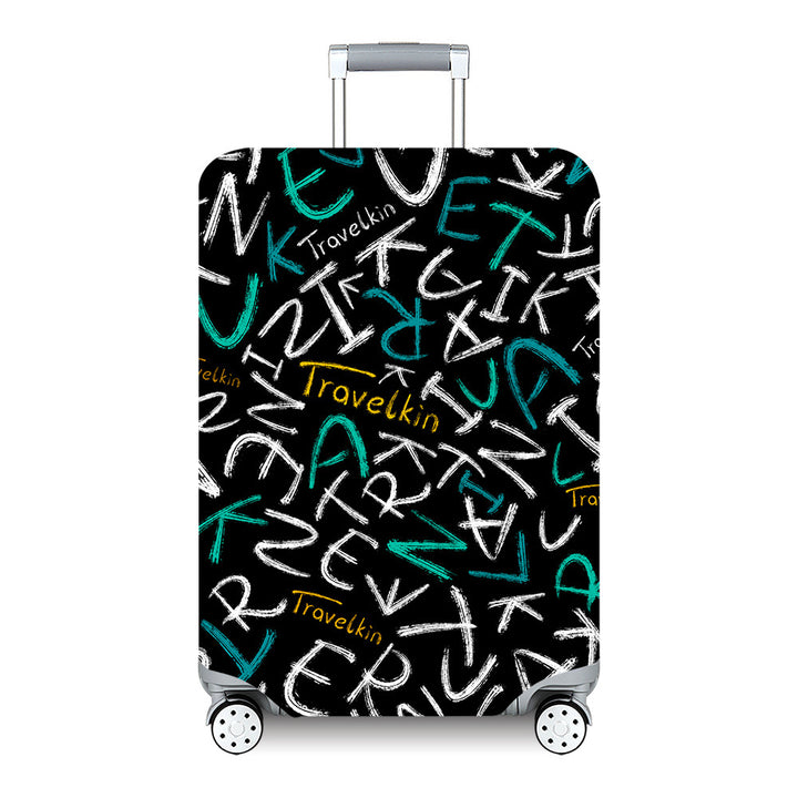 Unisex hard-shell travel suitcase with artistic landscape design Stornfield