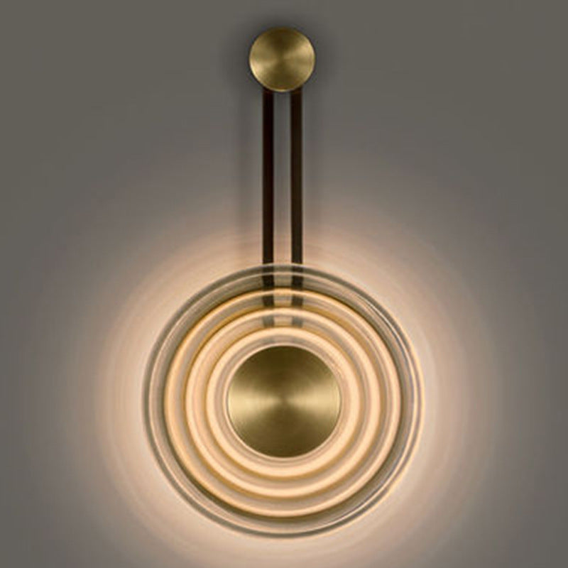 Modern Circular LED Wall Light Fixture