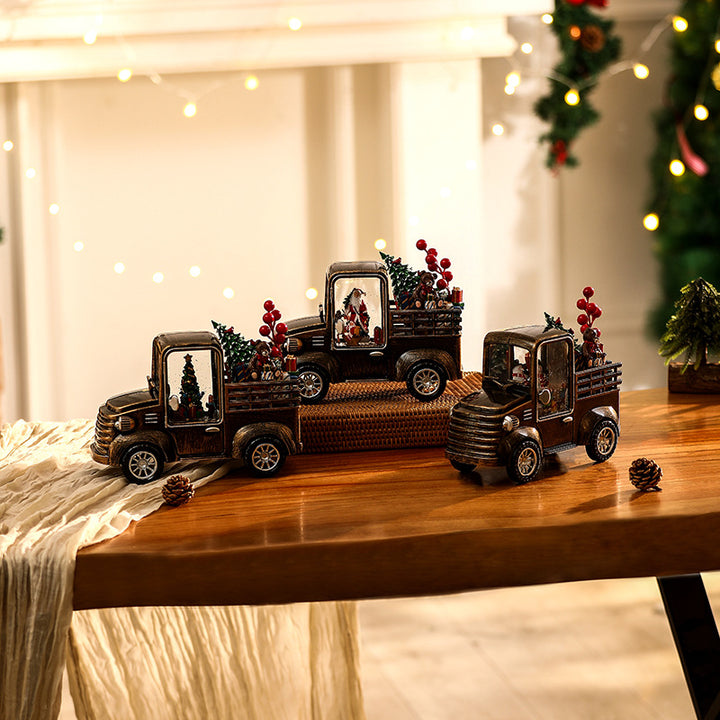 Decorative truck model with Christmas lighting Stornfield