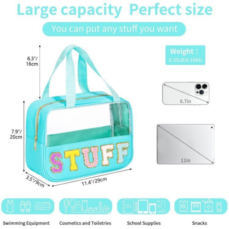 Cosmetic Organizer Bag with Clear Viewing Window Stornfield