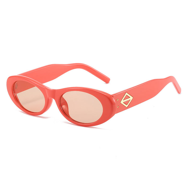 Vintage-Inspired Oval Frame Sunglasses Stornfield