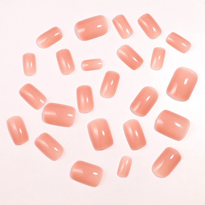 Natural Glossy Press-On Nail Set Stornfield