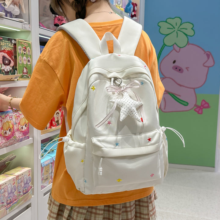 Casual Embroidered Star Backpack Stornfield