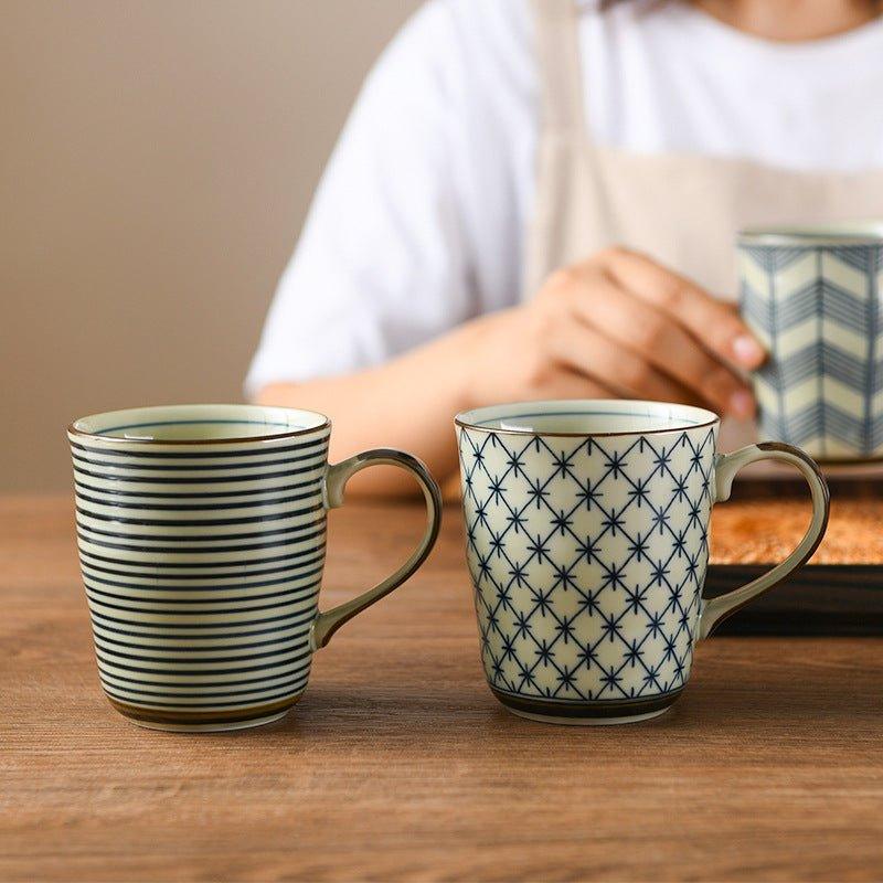 Japanese Handcrafted Ceramic Pattern Themed Tea Cups | Stornfield