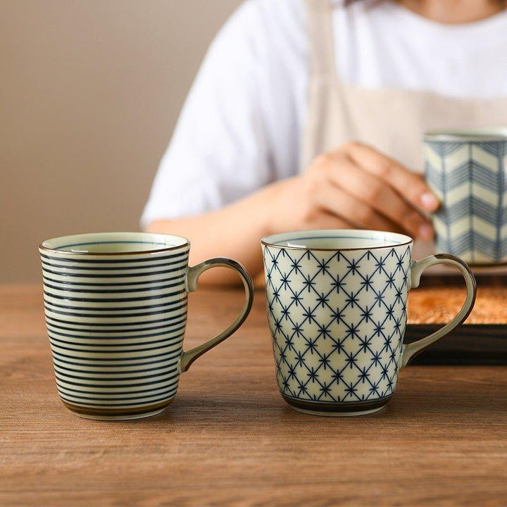 Japanese Handcrafted Ceramic Pattern Themed Tea Cups | Stornfield
