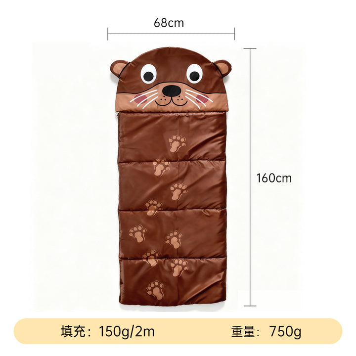 Children's sleeping bag with animal design Stornfield