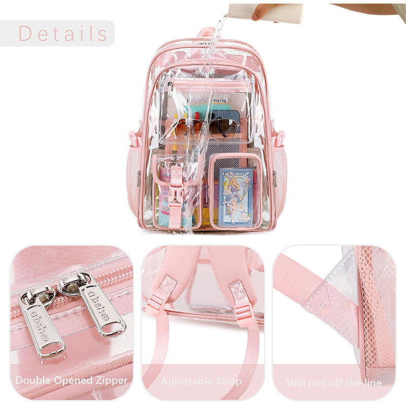 Transparent Multifunctional School Backpack Stornfield