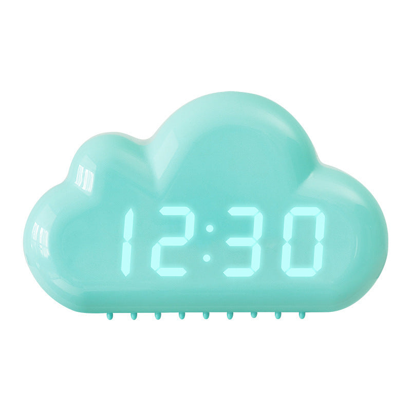 Cloud Clock with Digital LED Display Stornfield