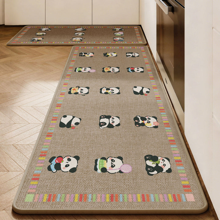 Cute Dog-Themed Anti-Fatigue Kitchen Mat