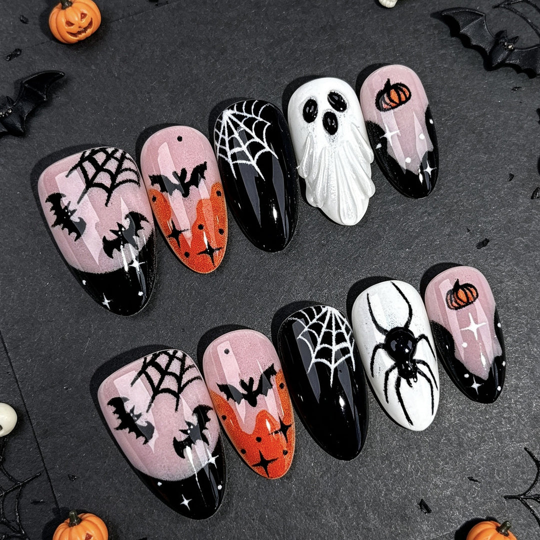 Halloween-Themed Press-On Nail Set