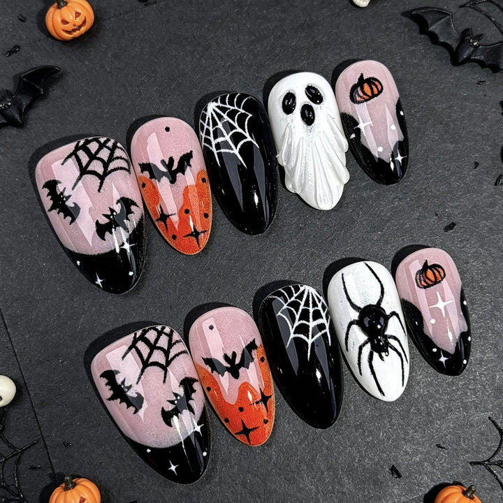 Halloween-Themed Press-On Nail Set