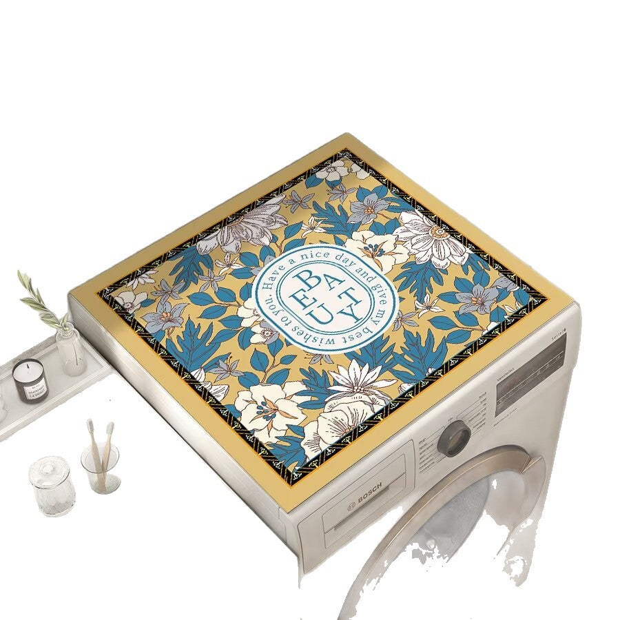 Decorative Floral Laundry Counter Mat Stornfield