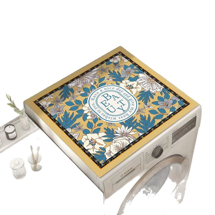 Decorative Floral Laundry Counter Mat Stornfield
