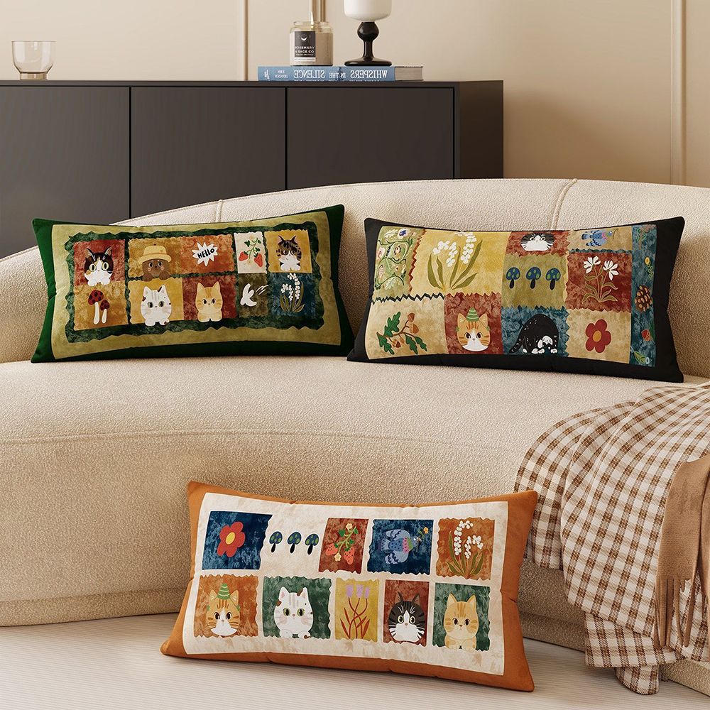 Decorative Animal-Themed Throw Pillow