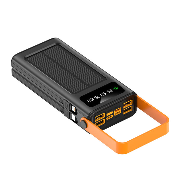 Portable Solar Power Bank with Innovative Hybrid Charging System Stornfield