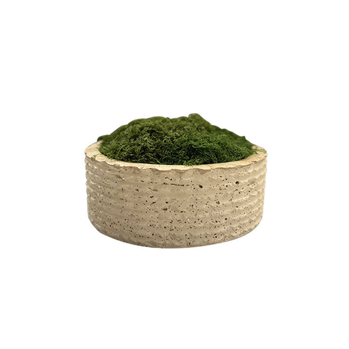 Geometric Decorative Green Plant Tray