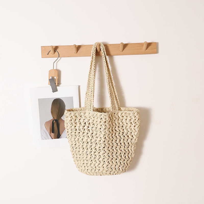 Hand-knotted cotton tote bag Stornfield