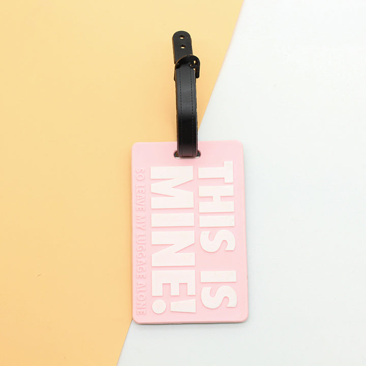 Unisex Luggage Tag with Personal Message Bowlift