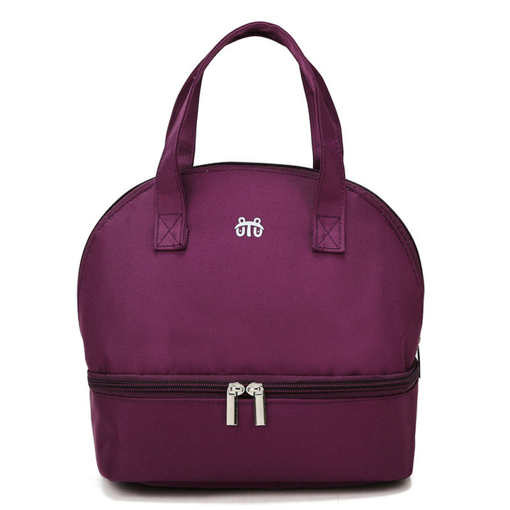 Women's insulated cooler bag with practical double zip design Stornfield