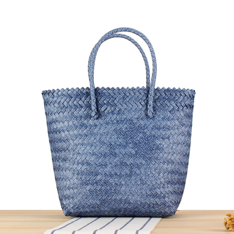 Braided Tote Bag with Sturdy Carry Handles Stornfield