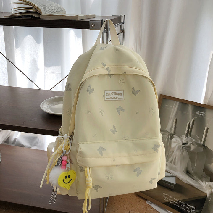 Butterfly Print Casual Backpack Stornfield