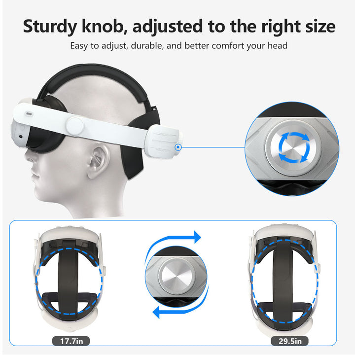 VR-Headset with Adjustable Wearing Comfort Stornfield