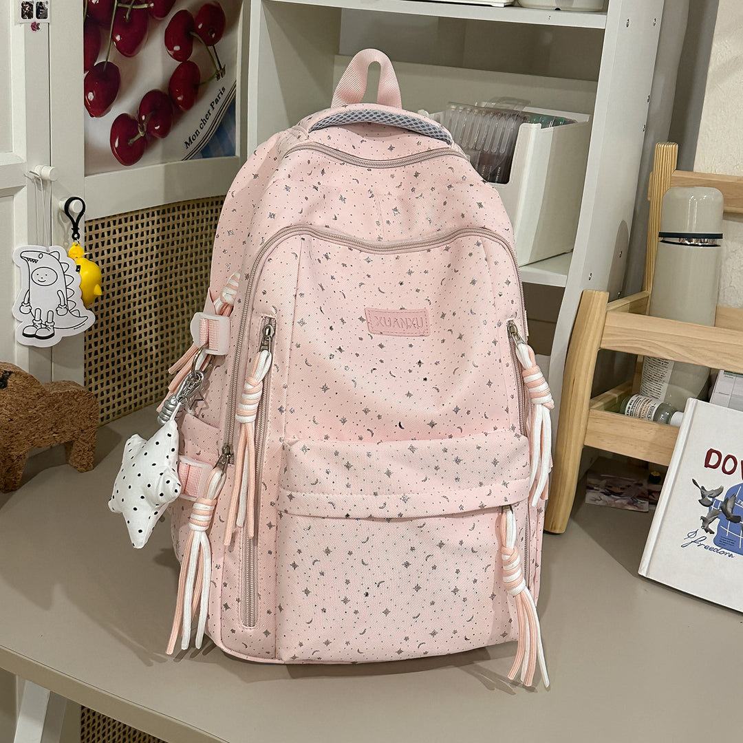 Star-Print Casual Backpack Stornfield